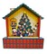 Wizardi Christmas Scene Wooden Advent Calendar F07M14-3-Y01714